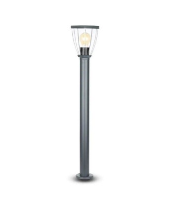 Borne de Jardin Lanterne Noire 80cm pour Ampoule E27 IP44 livraison et retour toujours gratuits