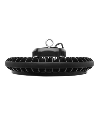 Cloche UFO LED Industrielle 200W 120° IP44 NOIR la chaussure