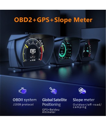 Display GPS 2-Systems+Inclinometer Smart Gauge RPM Tachymètre Odomètre Turbo/Turbine Pression 50-70% off 