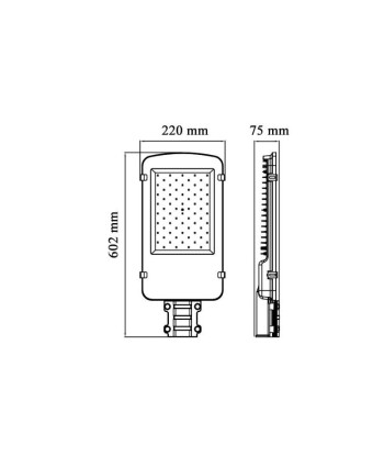 Luminaire LED Urbain 100W 120° IP65 en ligne des produits 