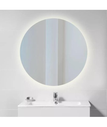 Miroir de salle de bain Cassiopeia avec éclairage décoratif à LED de Ø60cm pas chere