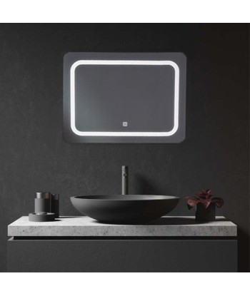 Miroir lumineux LED mural rectangulaire 65x49 cm s'inspire de l'anatomie humaine