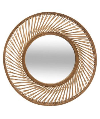 Miroir Rond en Bambou 72 cm Venez découvrir notre 