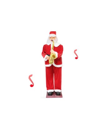 Père Noël Automate avec saxophone H.180cm en ligne des produits 