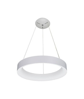 Plafonnier LED Suspendu 60W Rond Blanc - Blanc Chaud 3000K 50% de réduction en Octobre 2024