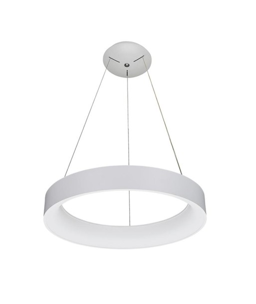 Plafonnier LED suspendu Blanc 42W - Blanc Chaud 3000K sur le site 