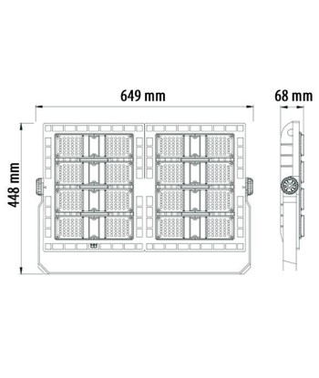 Projecteur LED pour Stade 480W IP65 en ligne des produits 