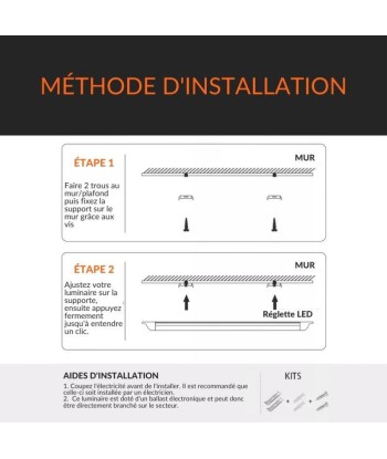 Réglette LED 150cm 38W Haut Rendement 155lm/W Garantie 5 ans le des métaux précieux