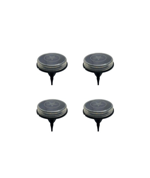 Spot à piquer LED Solaire pour Jardin 5.5V 1W IP66 (Lot de 4) sur le site 