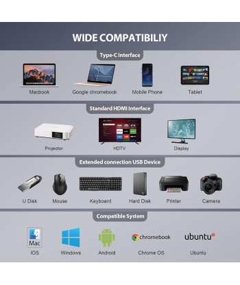 Station d'accueil 13 en 1 4K HDMIx2,VGA x1,USB 3.0x2,USB 2.0x2,SD/TF Gigabit Ethernet Audio En savoir plus