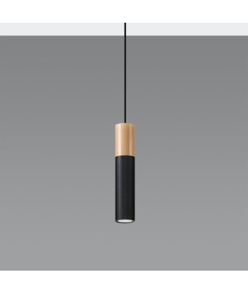 Suspension Lampe Bois Noire pour Ampoule GU10 d'Europe débarque