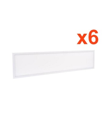 Panneau LED 120x30 Slim 36W BLANC (Pack de 6) de la marque