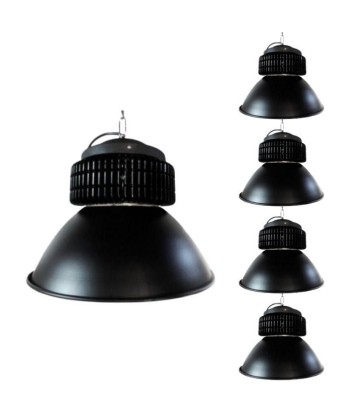 Cloche LED Industrielle 50W 120° NOIR france