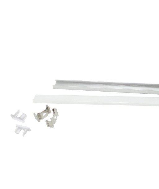 Profile Aluminium pour Bandeau LED - Couvercle Blanc Opaque store