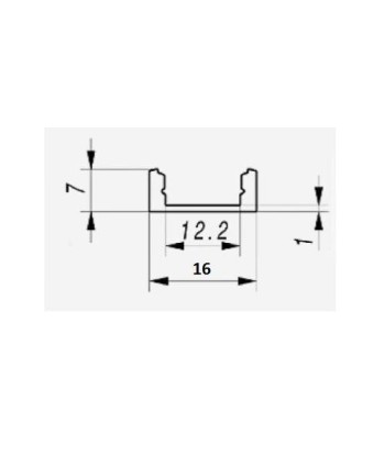 Profile Aluminium pour Bandeau LED - Couvercle Blanc Opaque store