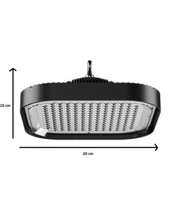 Suspension Industrielle HighBay UFO 100W Carré IP65 store