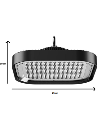 Suspension Industrielle HighBay UFO 150W Carré IP65 du meilleur 