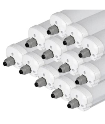 Réglette LED étanche 120cm 36W IP65 120lm/W Interconnectable Pour