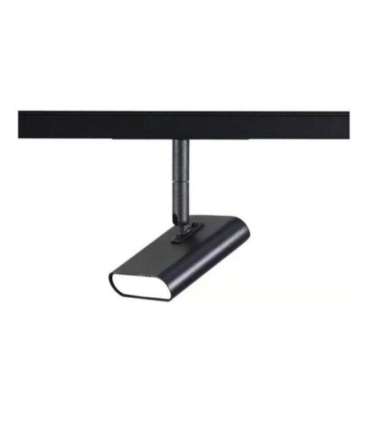 Spot LED sur Rail Magnétique Rectangulaire 48V 5W Orientable NOIR Paris Déstockage Promo