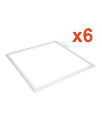 Dalle LED Cadre Lumineux 60x60 Slim 36W BLANC (Pack de 6) les ligaments