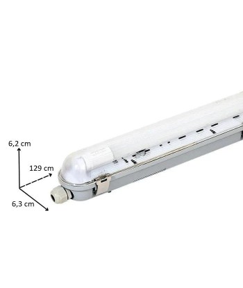 Kit de Réglette LED IP65 + Tube Néon LED 120cm T8 18W pour bénéficier 