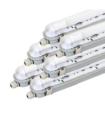 Kit de Réglette LED IP65 + Tube Néon LED 120cm T8 18W pour bénéficier 