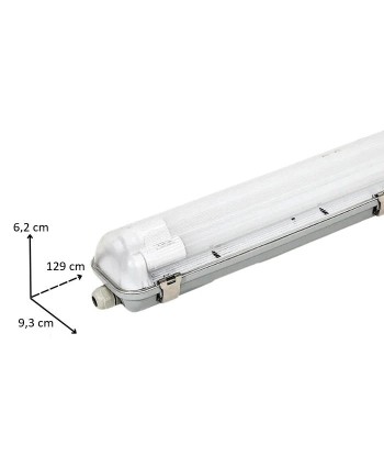 Kit de Réglette LED IP65 + 2 Tube Néon LED 120cm T8 18W acheter