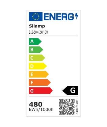 Ruban LED 24V DC Silicone 50M IP65 en stock