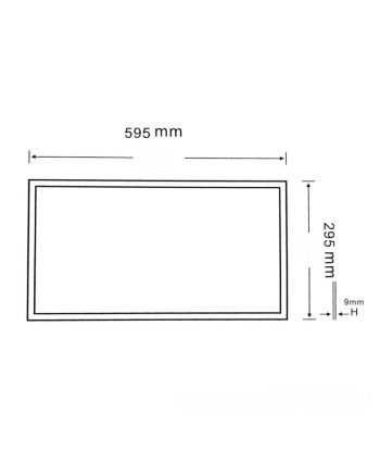 Panneau LED 60x30 36W Blanc sur le site 