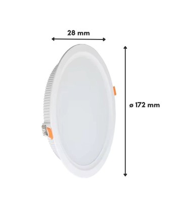 Spot LED Encastrable Plat Étanche 20W BLANC Transformateur Intégré de votre