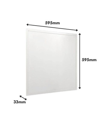 Panneau LED 60x60 36W 120lm/W Contour BLANC (Pack de 10) prix