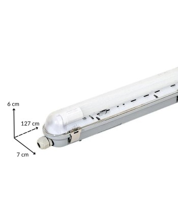 Réglette étanche 120 cm pour 1 Tube LED T8 IP65 (Boitier vide) 2 - 3 jours ouvrés.