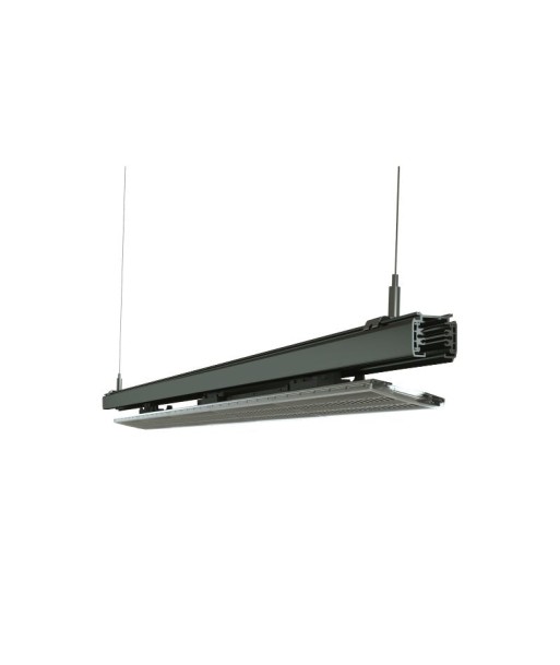 Linéaire LED sur rail triphasé 150cm 35/40/45/50W ajustable noir en ligne des produits 