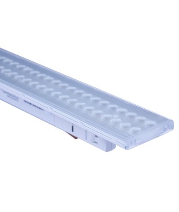 Linéaire LED sur rail triphasé 150cm 35/40/45/50W ajustable blanc de pas cher