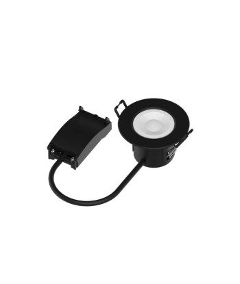 Spot LED étanche encastrable Dimmable CCT 6W Noir IP65 plus qu'un jeu 