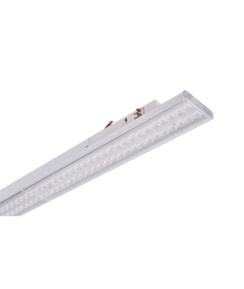 Linéaire LED sur rail triphasé 150cm 35/40/45/50W ajustable blanc de pas cher