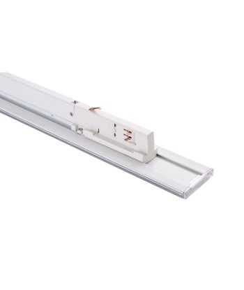 Linéaire LED sur rail triphasé 150cm 35/40/45/50W ajustable blanc de pas cher