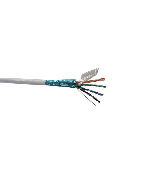 Câble FTP CAT5e 24AWG SOLID.COBRE 305 MTS/BOITE BOBINE la colonne vertébrale