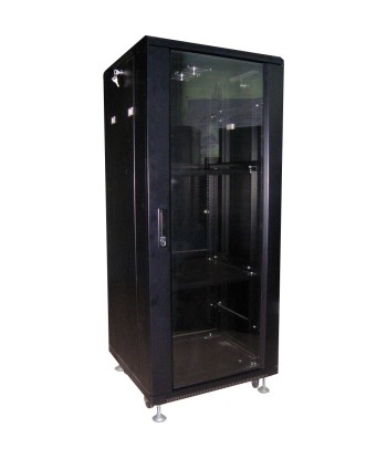 ARMOIRE RACK 42U AVEC VENTILATEUR 600*600CM COULEUR NOIRE du meilleur 