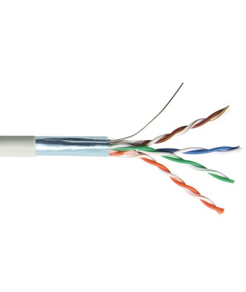 CABLE FTP CAT5E 4X2X1/0.50 CCA 4P BLINDÉ 305M/BOITE la colonne vertébrale