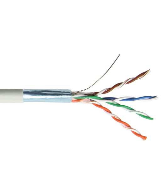 CABLE FTP CAT5E 4X2X1/0.50 CCA 4P BLINDÉ 305M/BOITE la colonne vertébrale