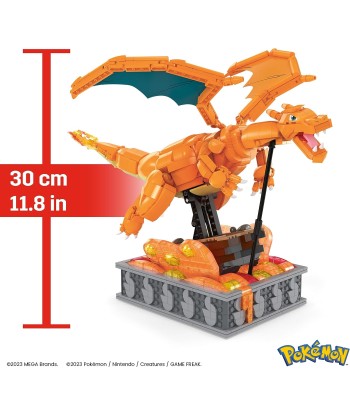 Pokémon Construction Figurine Articulée Authentique Dracaufeu En Mouvement 1663 Pièces 28cm 50-70% off 