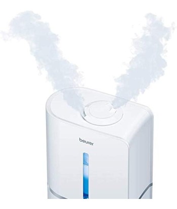 Humidificateur Air Ultrason Aromatherapie Hygiene Sain Confort Salon Silencieux BLANC offre 