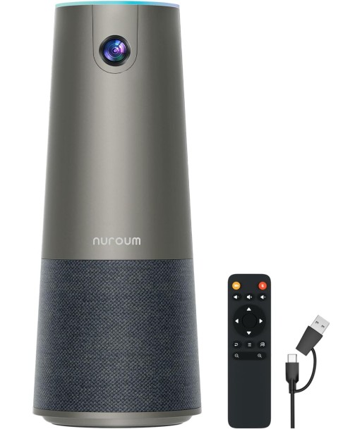 Webcam Conférence 4K 8MP Sony CMOS 4 Microphones Haut-parleurs Grand Angle 120° Caméra de Vidéoconférence 5x Zoom Cadrage Automatique livraison gratuite