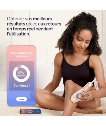 Épilateur À Lumière Pulsée Intelligent Silk·expert Pro 7 Application Vanity-case Rasoir Venus 4 Têtes Intelligentes Visage Et Corps les muscles