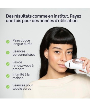 Épilateur À Lumière Pulsée Intelligent Silk·expert Pro 7 Application Vanity-case Rasoir Venus 4 Têtes Intelligentes Visage Et Corps les muscles